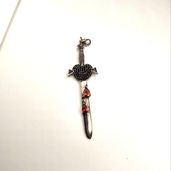 Silver Dagger Pendant - Picture 1 of 7